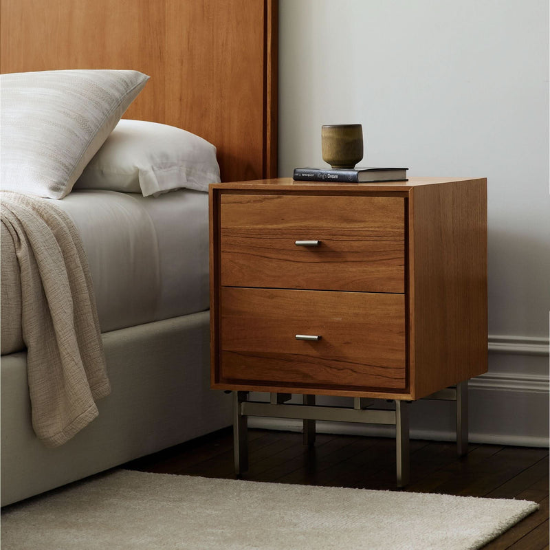 Qazed Bedside TRable - Wooden Empiro