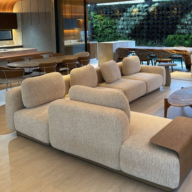 Bilson 8 Seater Modern Corner Sofa Part Pay
