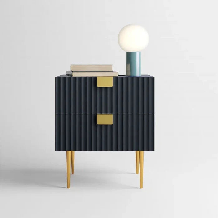 Sebastian Modern Bed Side Table With Drawers