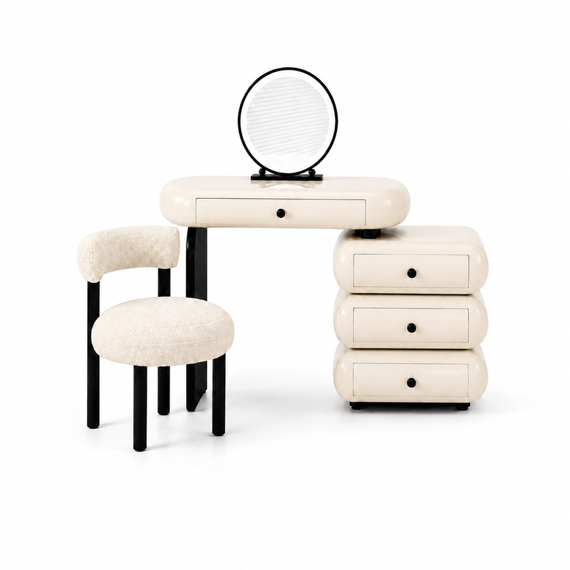 The Orvessa Dressing Table — Luxury Modern Makeup Vanity with Storage