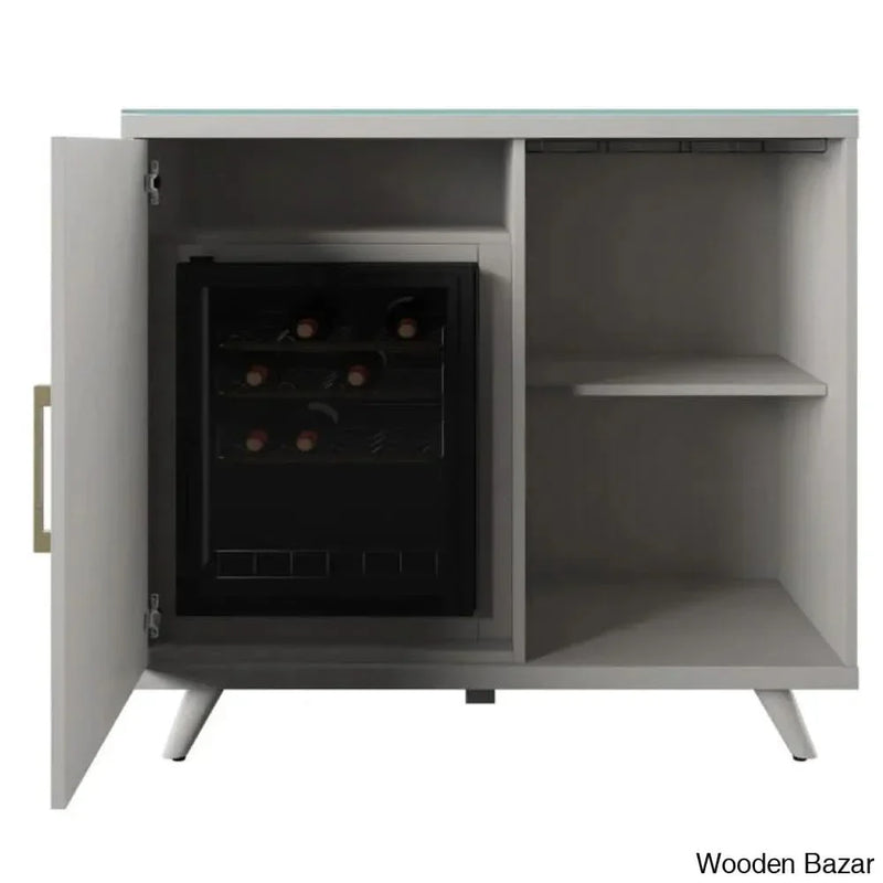 Geneal General Modern Bar Cabinet with Refrigerated Beverage New Cooler