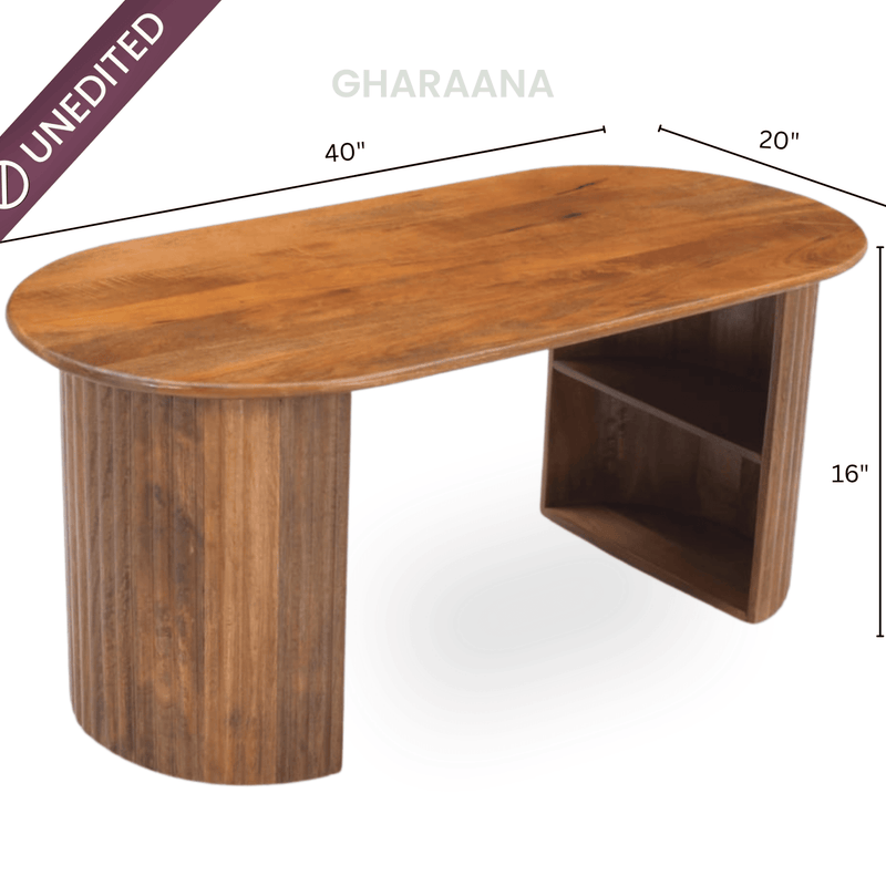 Sloan Fluted Leg Wooden Centre Table