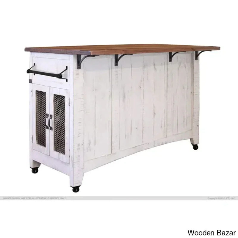 Gilchrist Kitchen Island Set Kitchen trolley cart cabinet kitchen island with storage
