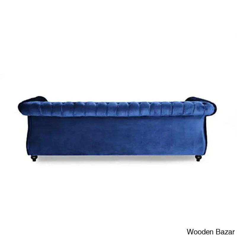 Glidden 84.5'' Rolled Arm Chesterfield Sofa