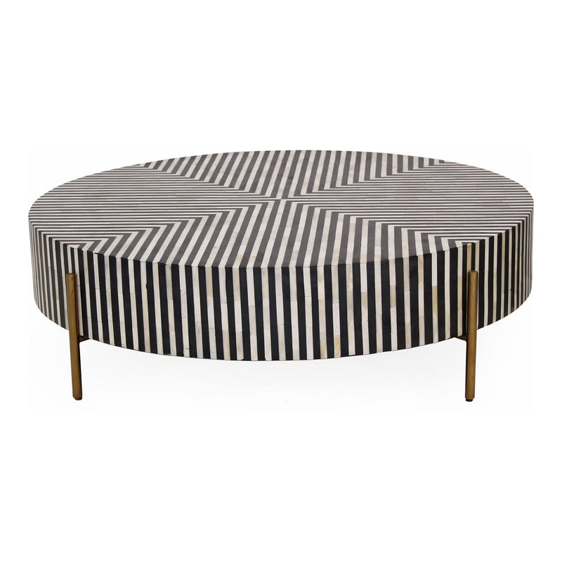 Knord Graphic Stripes Coffee Table - Wooden Empiro