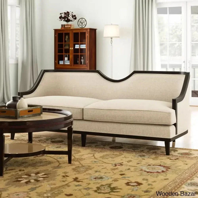 Hadden Sofa with Reversible Cushions - Wooden Bazar