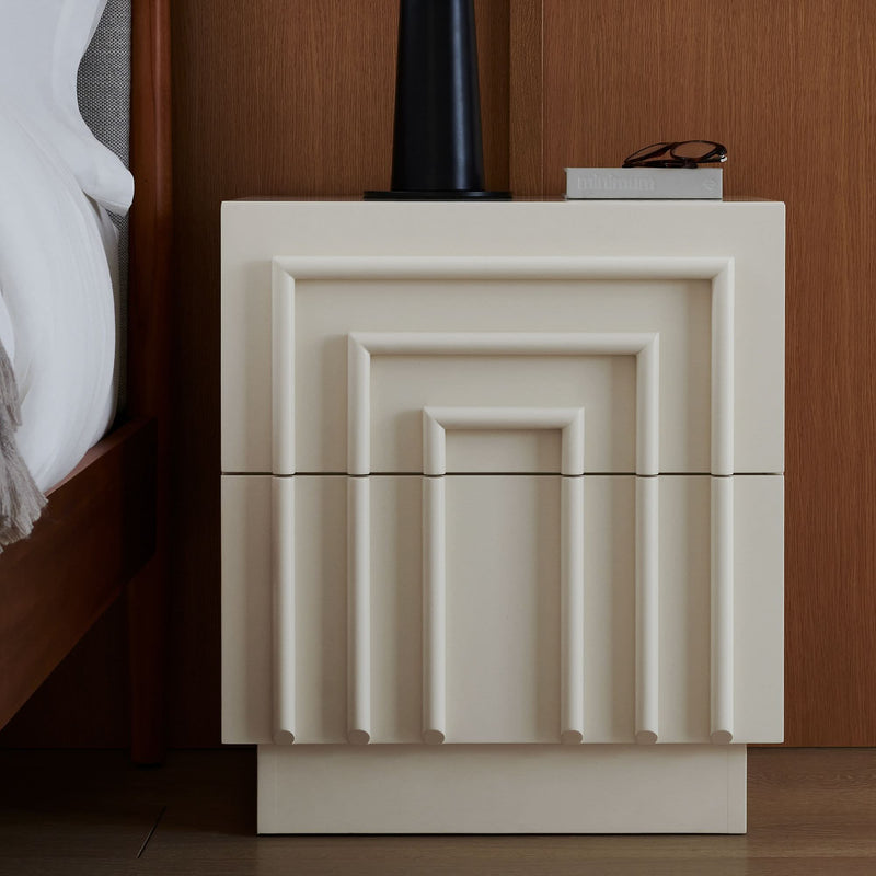 Linovo Stylish Bedside Table - Wooden Empiro