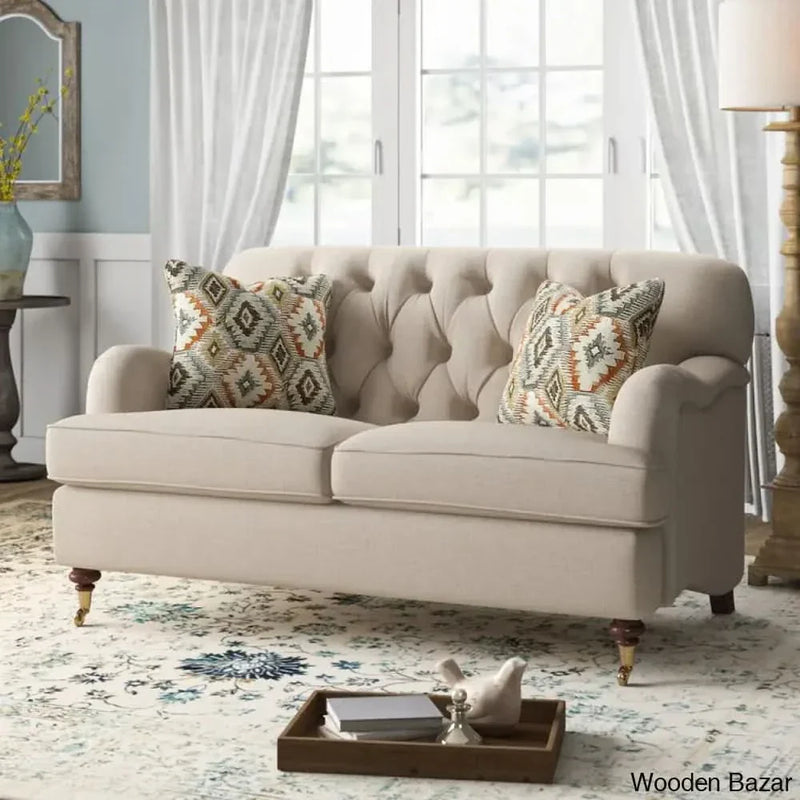 Haubstadt 61'' Charles Of London Loveseat