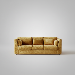 Hilton Sofa — Sleek Plush Lounge, made to order by Wooden Empiro — view 3