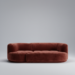 Prestige Sofa — Curved Modern Statement, made to order by Wooden Empiro — view 4