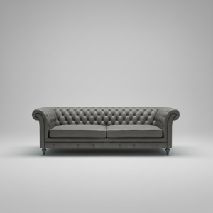 Atlas Leather Sofa — Chesterfield Tufted, made to order by Wooden Empiro — view 4