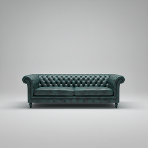 Atlas Leather Sofa — Chesterfield Tufted, made to order by Wooden Empiro — view 5