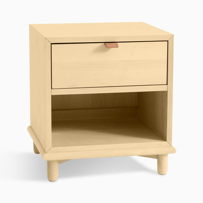 Karvilex Wooden Nightstand with Drawer & Open Shelf