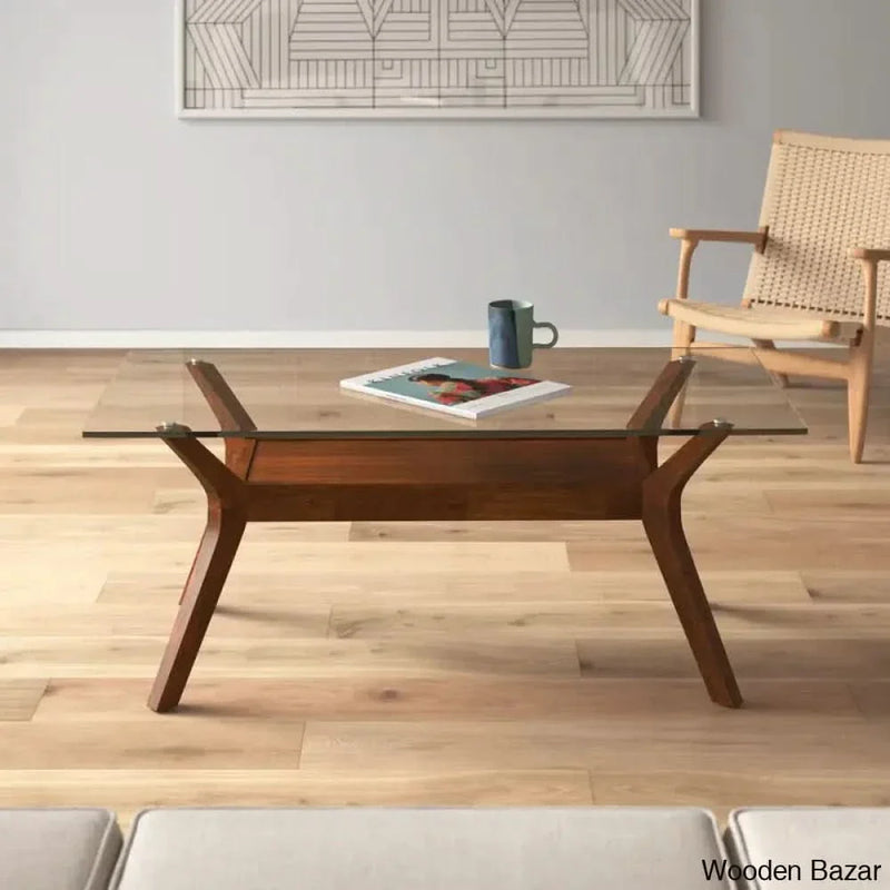 Jermariuos Glass Top Coffee and center Table