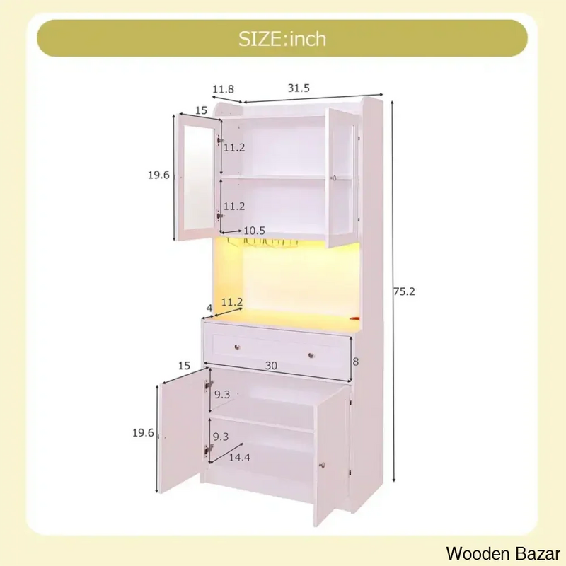 Katasia 31.5'' Bar Cabinet latest Design