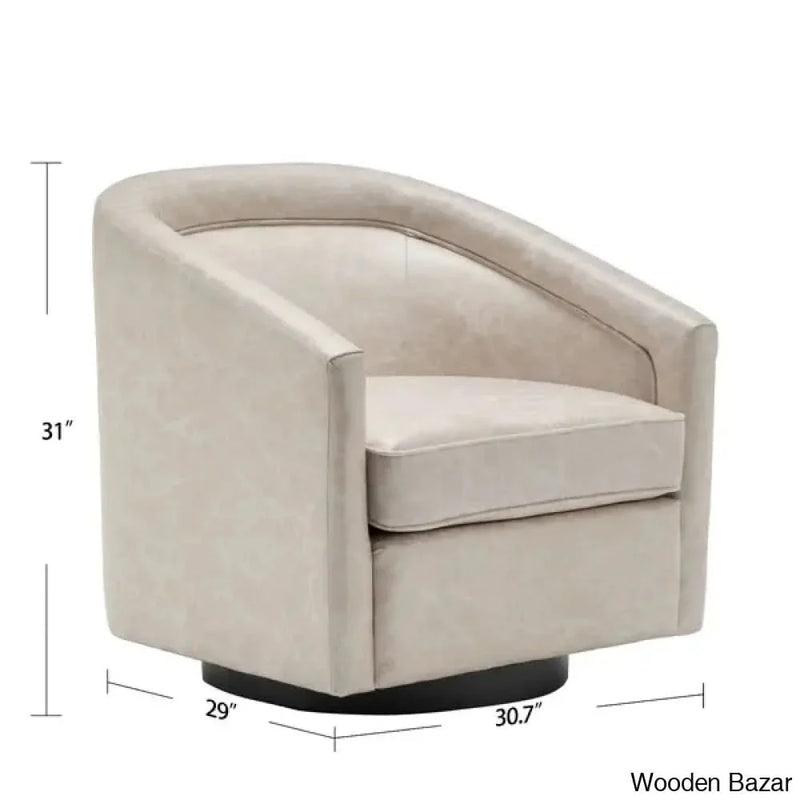 Kiersten 28.7'' Wide Barrel Chair