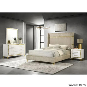 Landry Premium 3 Piece Bedroom Set For Luxury Living - Wooden Empiro Bed