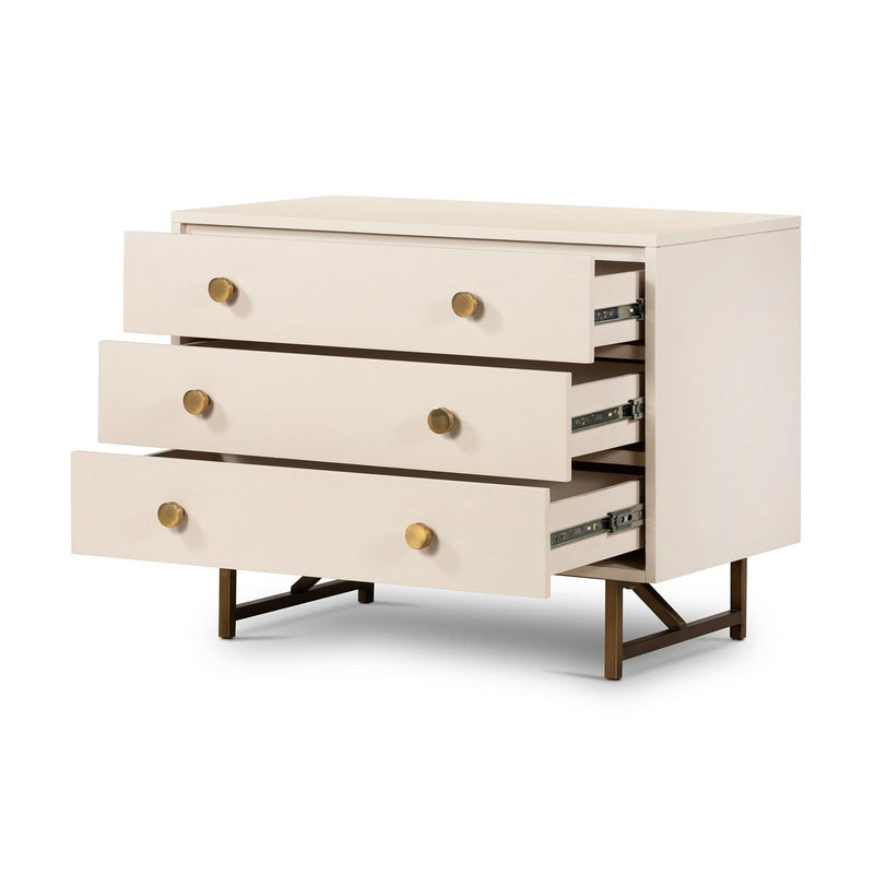 Kevylion Rectangle Bedside Table - Wooden Empiro