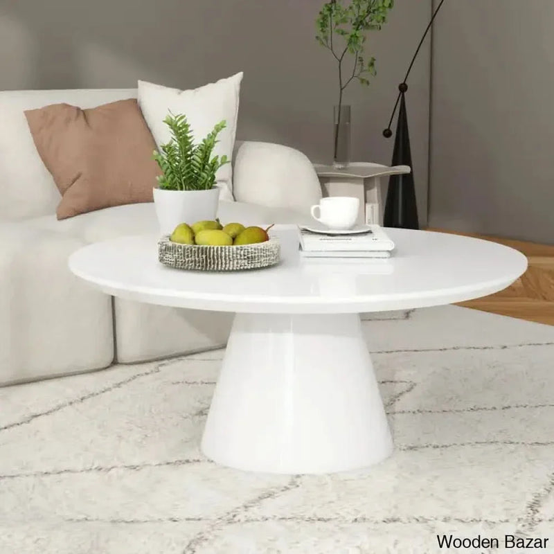 Lippas 35" Round Coffee and center Table