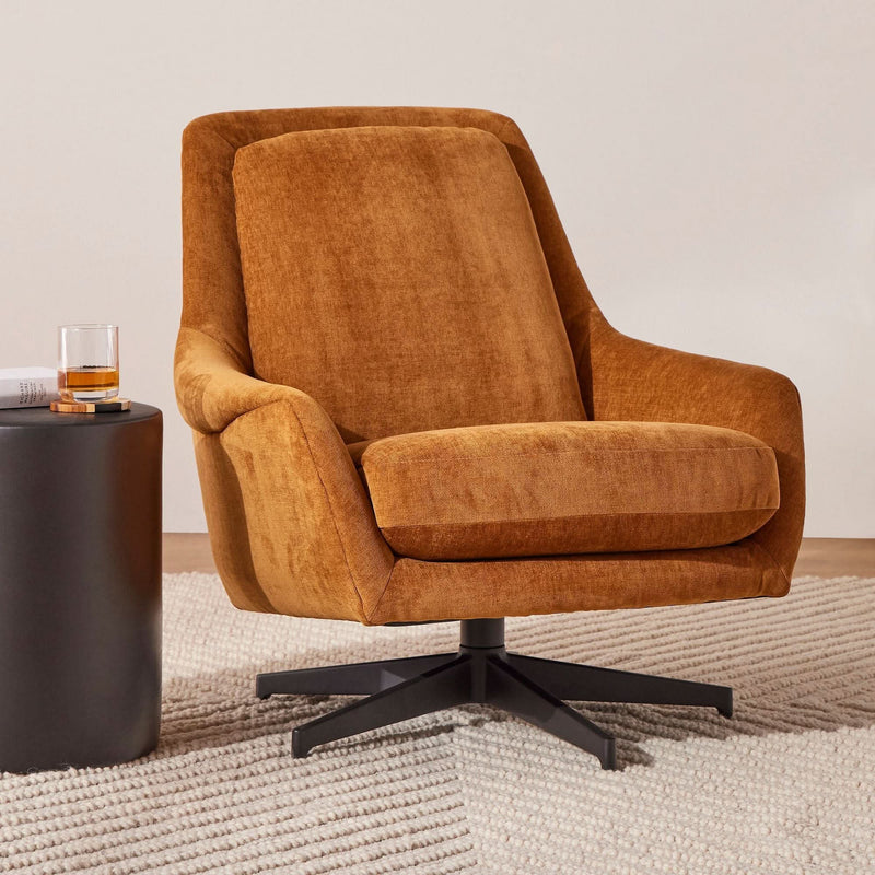 Ritex Swivel Chair - Wooden Empiro