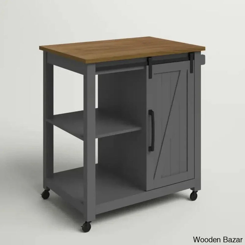 Lowman Wood Kitchen Cart Kitchen trolley cart cabinet kitchen island with storage