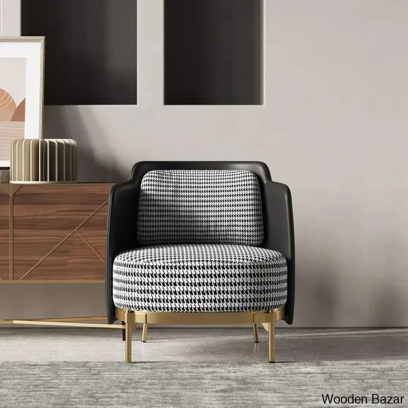 Luxury Modern Design Classic Fabric Leather Gold Steel Armchairs Leisure Chair Living Room Chairs