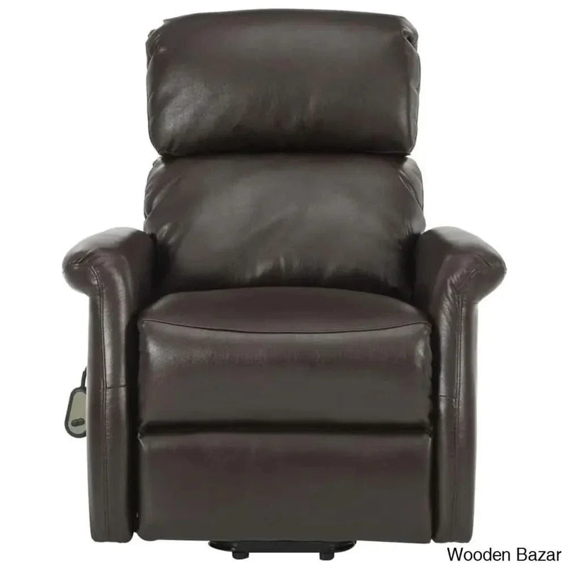 Luxury Recliner 1 person Seater With USB - Wooden Empiro