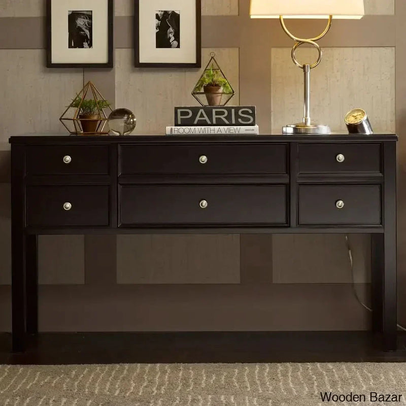 Madison Elegant Wood Console Table