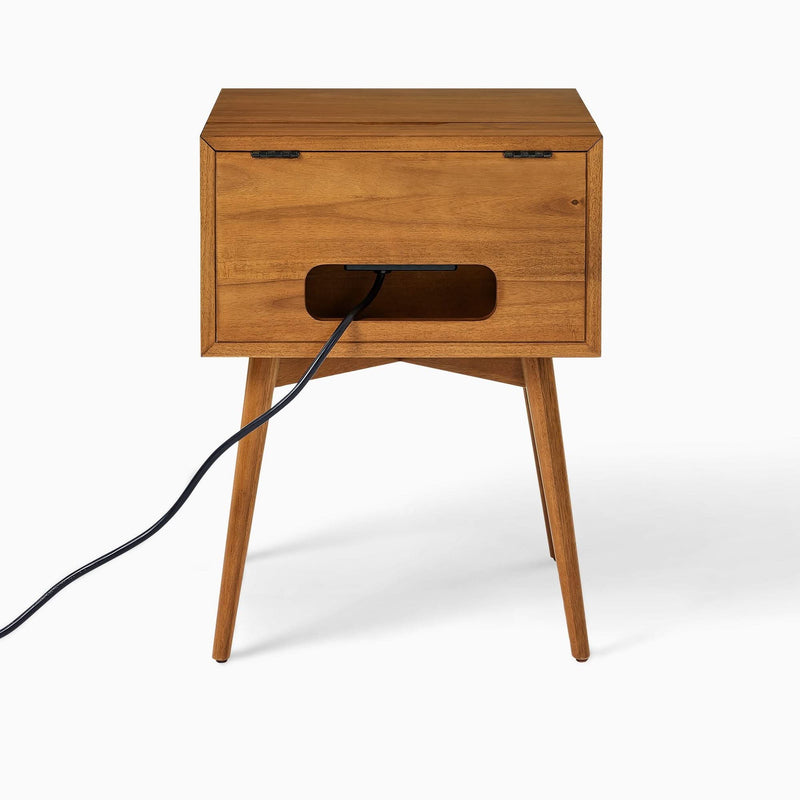 Mid-Century Nightstand - Wooden Empiro