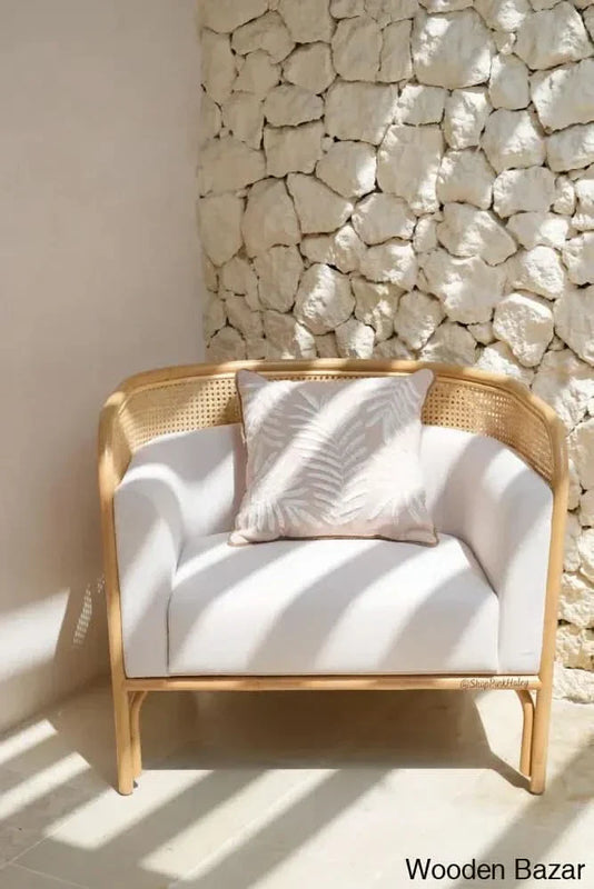Mikale Modern Rattan Cane Accent Chair | Stylish and Modern Seating