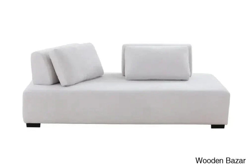 Minimalist Beige Modular Sofa & Daybed - Ideal for Living Room, Bedroom, and Guest Spaces