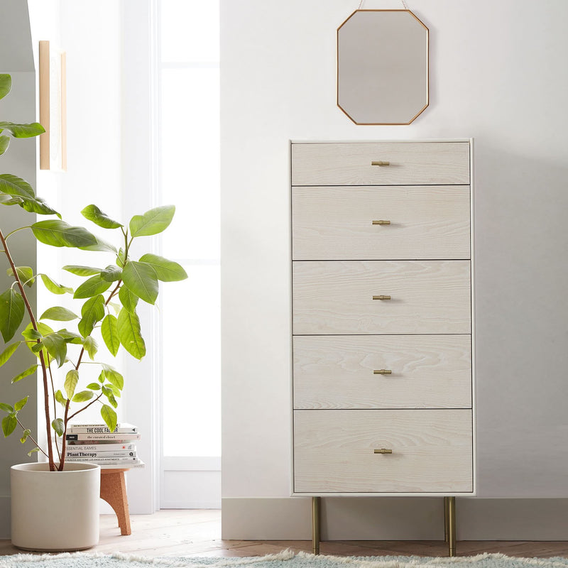 Selluin 5-Drawer Jewelry Dresser (23") - Wooden Empiro