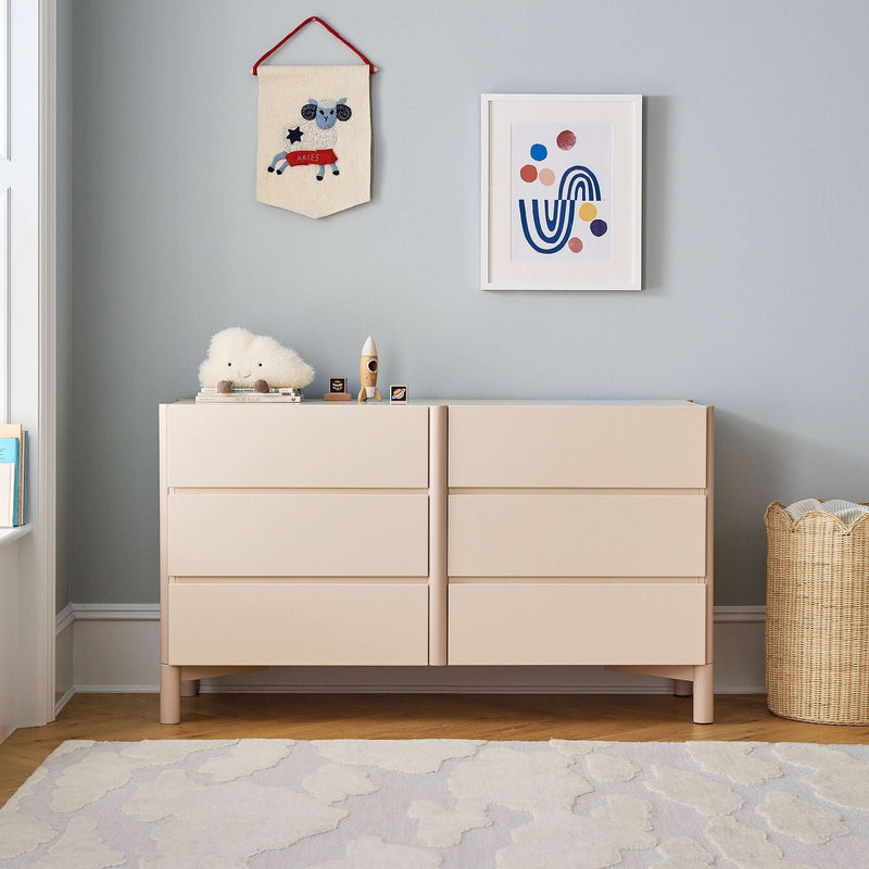Paskil 6-Drawer Dresser (54.5") - Wooden Empiro