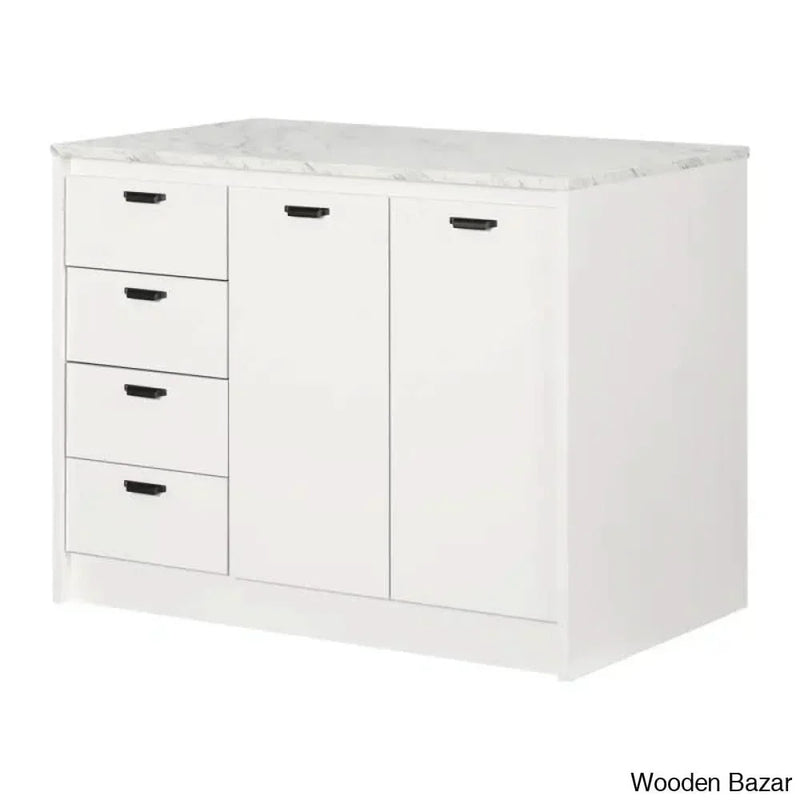 Myro Kitchen Island with Storage Kitchen trolley cart cabinet kitchen island with storage