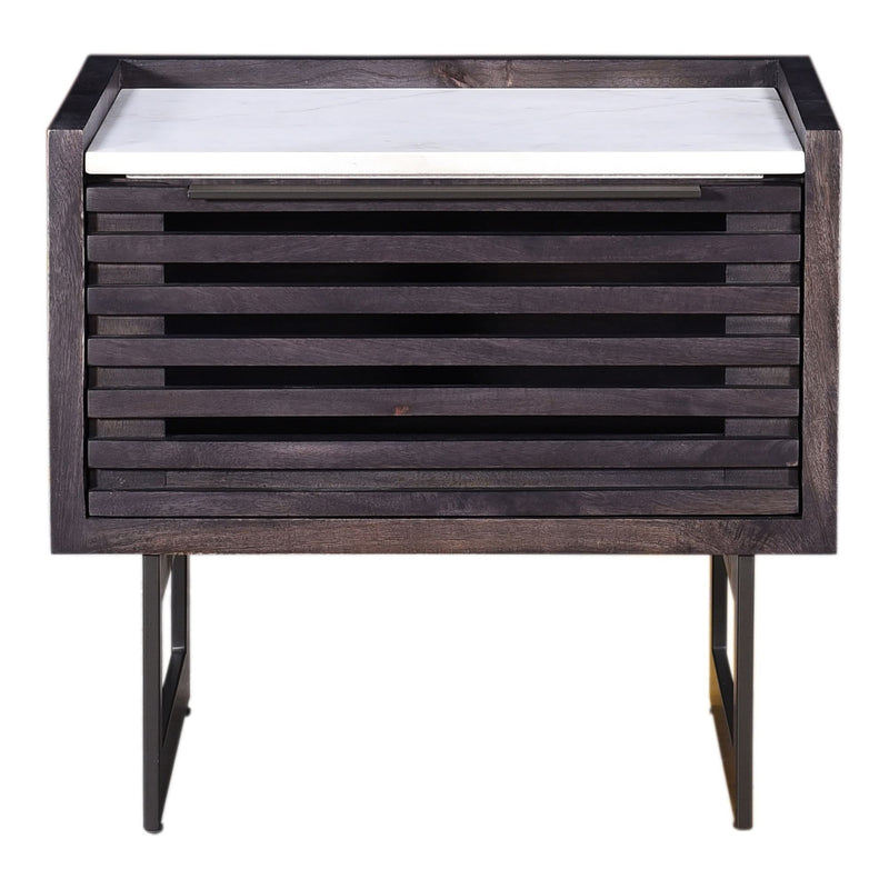 Levan Marble Bedside table - Wooden Empiro