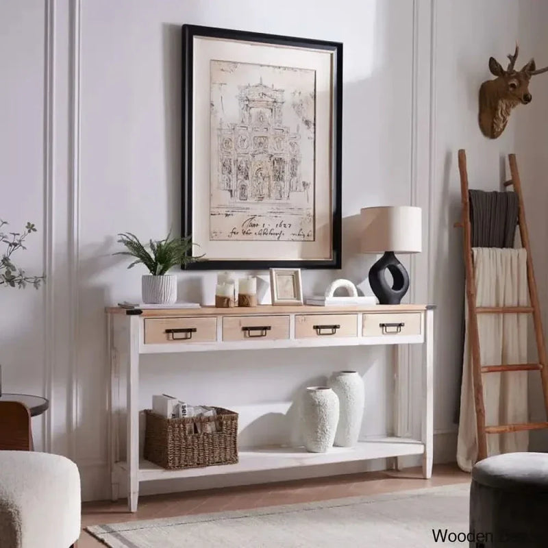 Naiyeli 60" Solid Wood Console Table