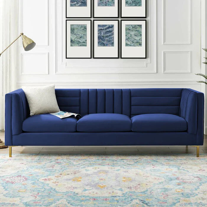 Kely Modern Velvet Upholstery Luxury Sofa