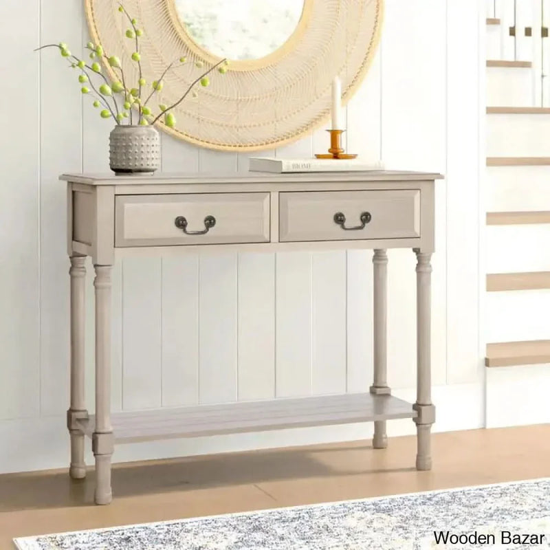 Nubble 35.5'' Console Table - Wooden Empiro