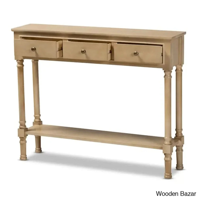 Orlowski Console Table in teak wood