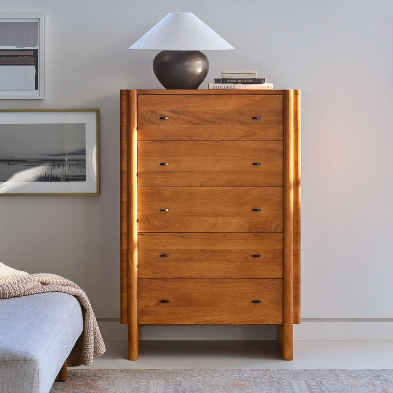 Werty 5-Drawer Dresser - Wooden Empiro