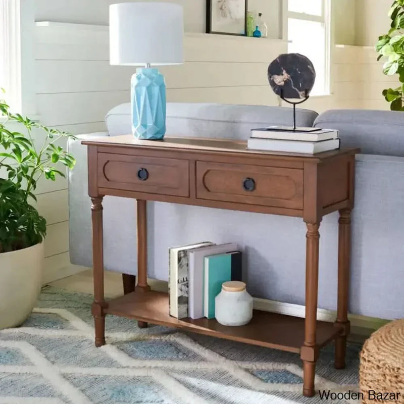 Padula Console Table in Teak wood