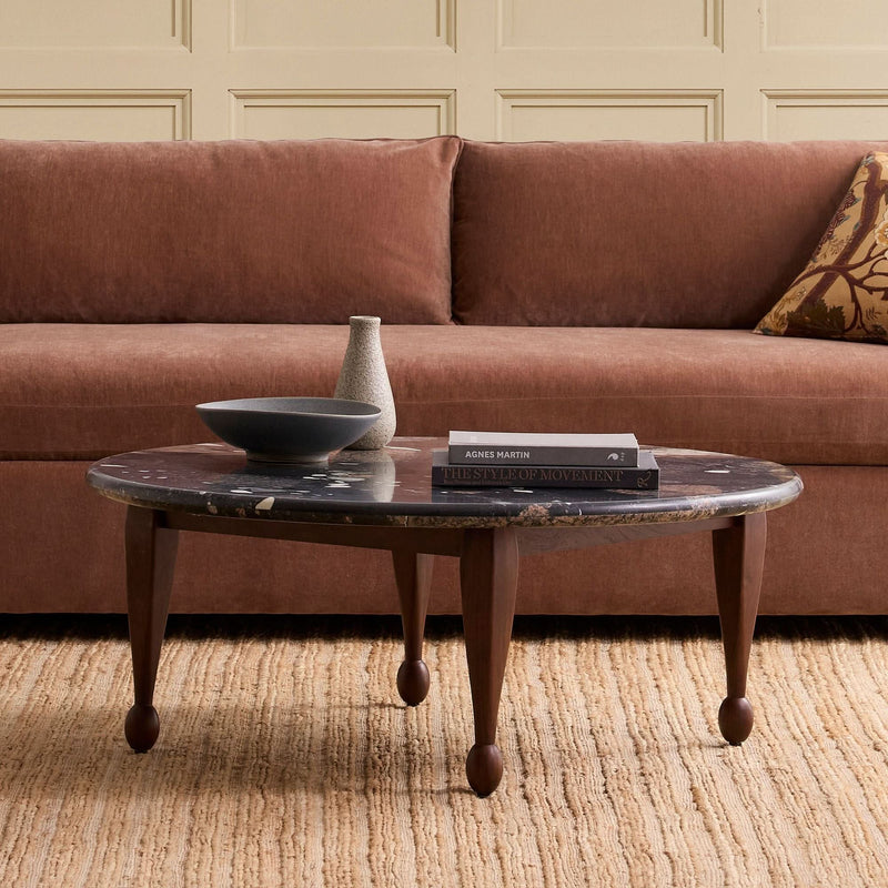 Niraaz Pierce & Ward Granite Coffee Table - Wooden Empiro