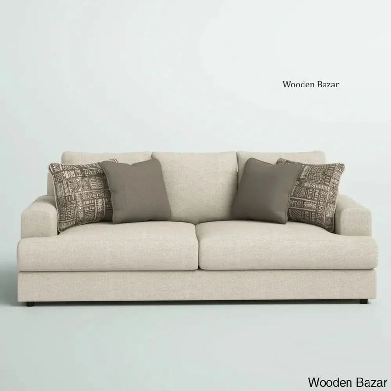 Premium Upholstered Sofa: Stain-Resistant, Comfortable