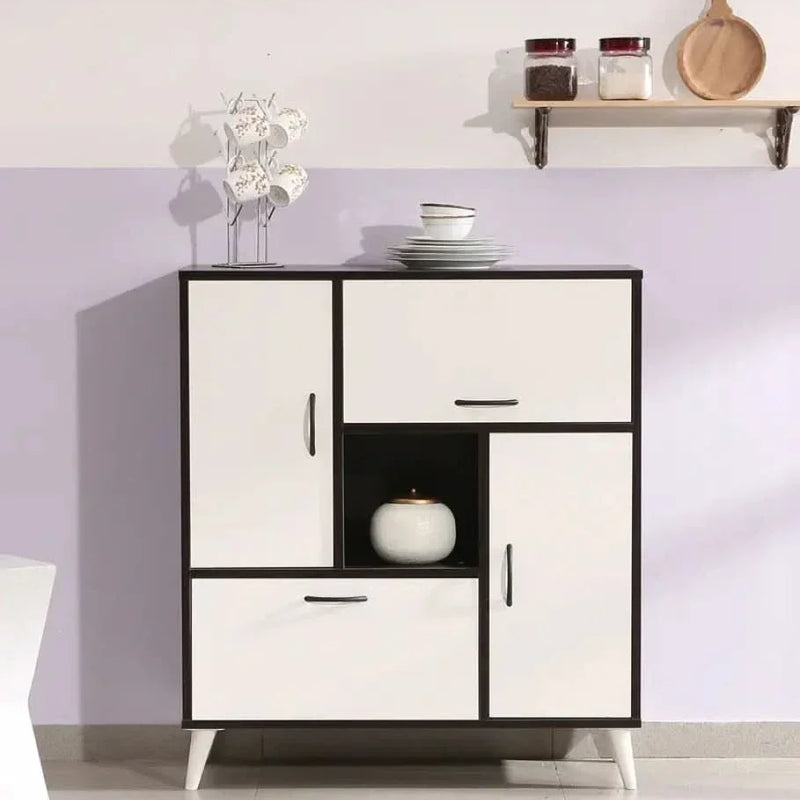Rainbow Multi Purpose Storage In Wenge With White Finish