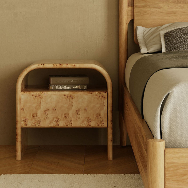 Jasmiokor Teak Wood Bedside table - Wooden Empiro