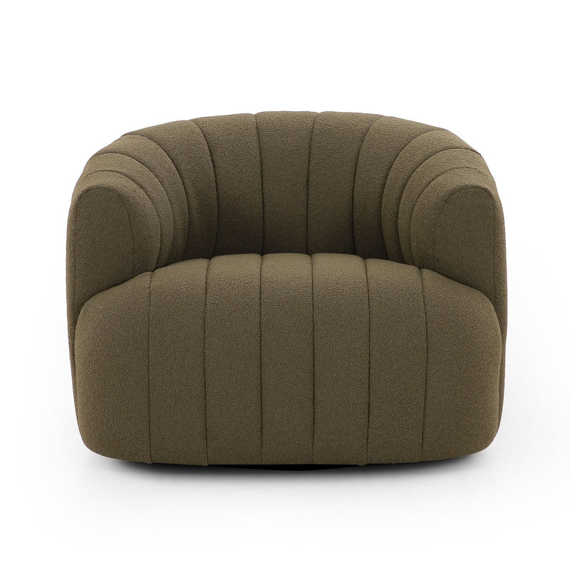 Niaalon Swivel Chair - Wooden Empiro