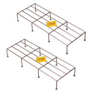 Wooden Empiro Vistara Plant Stands Wooden Empiro Brown Pack of 2