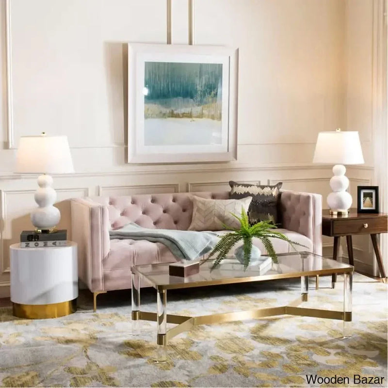 Skye 70.1'' Velvet Square Arm Sofa