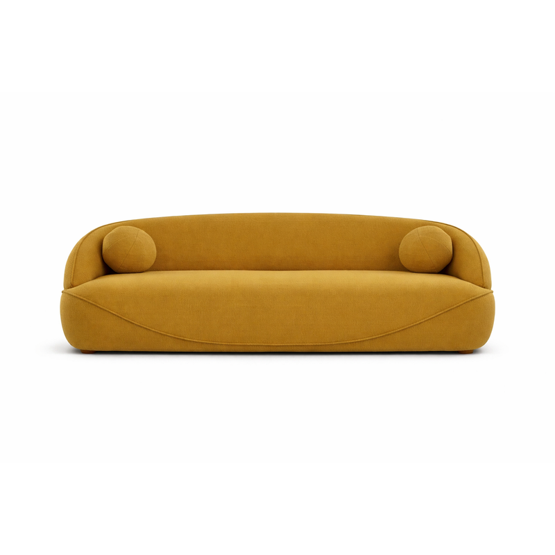 Rayez Modern 3 Seater Curvy Sofa