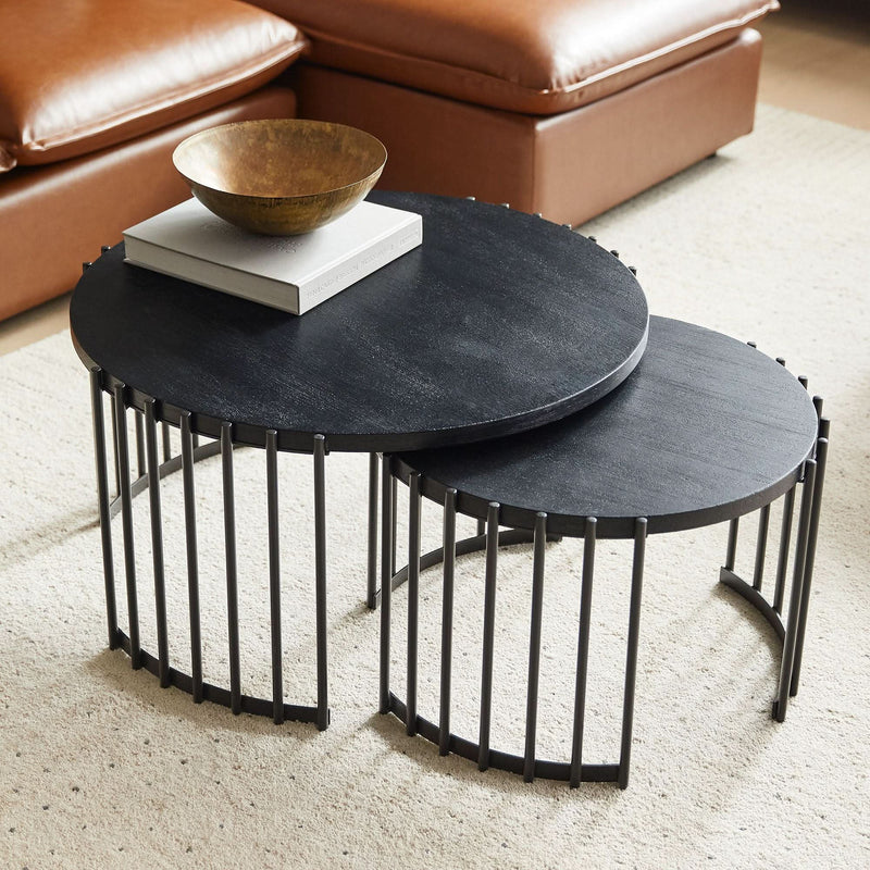 Unicourse Nesting Coffee Tables - Wooden Empiro